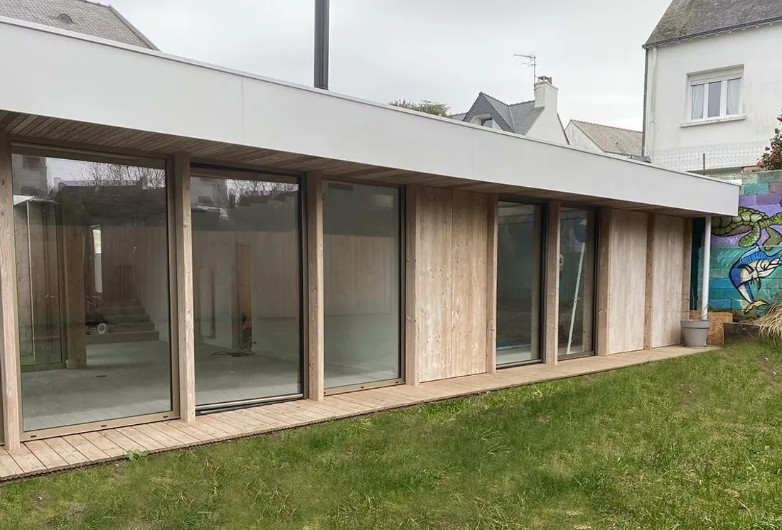 EXTENSION EN BOIS D’ UNE MAISON INDIVIDUELLE A VANNES (56) - Image 8